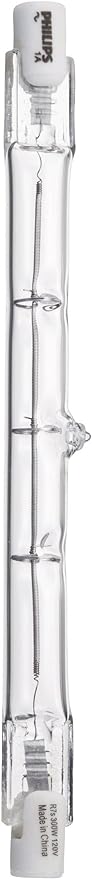 PHILIPS LED 415711 300-Watt 4.7-Inch T3 RSC 120-Volt Light Bulb with Double Ended Base, 2-Pack,Bright White