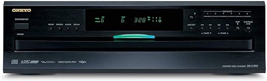 Onkyo DXC390 6 Disc CD Changer,Black