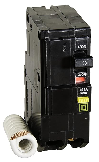Square D - QO230GFICP QO Circuit Breaker, 30-Amp, 120/240V, 2-Pole, GFCI, Plug-In Mount