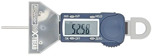 Fowler 54-225-500-0 X-Tread Tire Depth Gauge with 0-1"/25mm Measuring Range