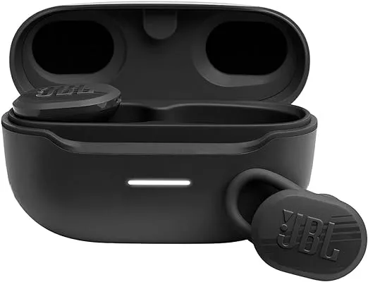 JBL Endurance Race TWS - Waterproof true wireless active sport earbuds, JBL Pure Bass Sound, Up to 30 hours of battery life, IP67 Waterproof and Dustproof, Ambient Aware & TalkThru (Black)