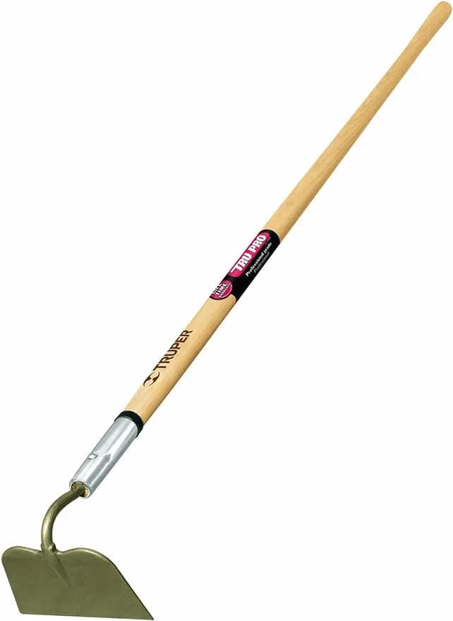 Truper 30018 Tru Pro Forged Garden Hoe, 6-Inch Head, Ash Handle, 60-Inch