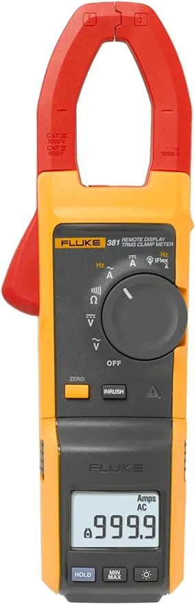 Fluke 381 Remote Display True-RMS AC/DC Clamp Meter with iFlex