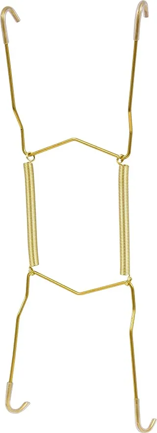 Hillman 122052 Plate Hanger, 8 - 11 Inch, Brass