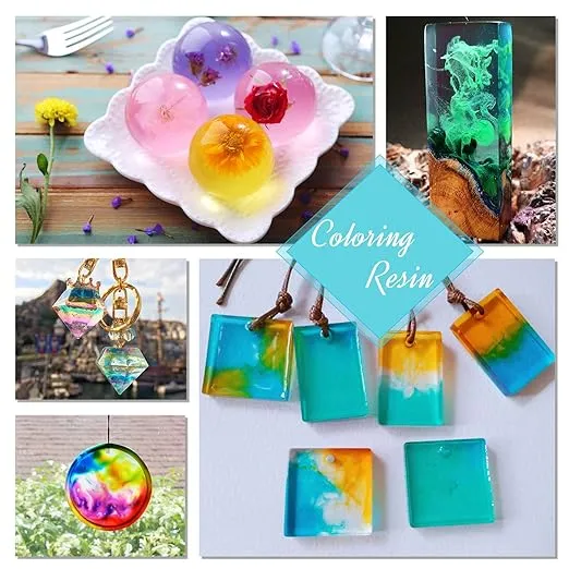 UV Resin - 200g Crystal Clear Ultraviolet Curing UV Resin for DIY Jewelry Making, Craft Decoration - Hard Transparent Glue Solar Cure Sunlight Activated Resin for Casting & Coating
