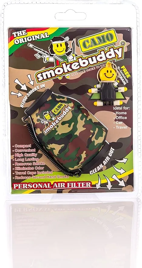 Smoke Buddy Camo Personal Air Filter, Orignal