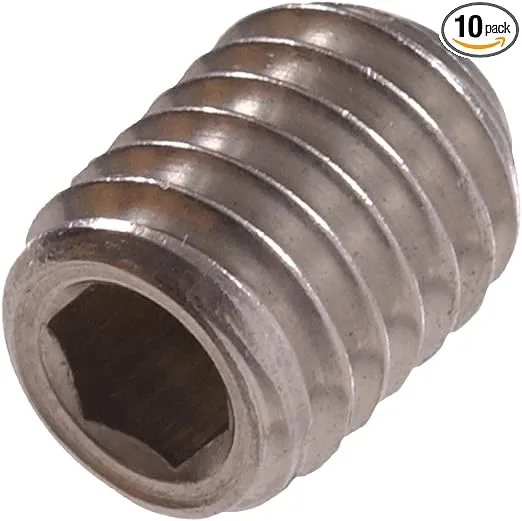 4415 M4-0.70 x 5mm Metric Stainless Steel Socket Set Screw (10-Pack)