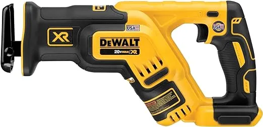 DEWALT 20V MAX XR Reciprocating Saw, Compact, Bare Tool Only (DCS367B)