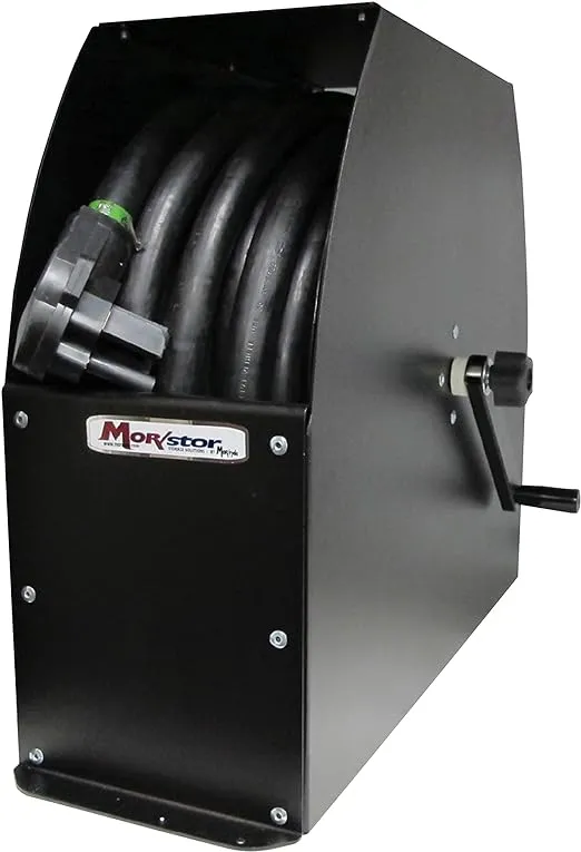 MORryde REEL56-001H Easy Reel Cord Spooler - Tall,Black