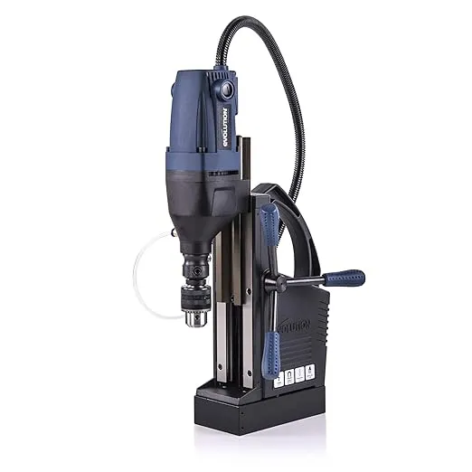 Evolution Heavy Duty 1-1/8 inch Industrial Magnetic Drill with Carry Case - S28MAG