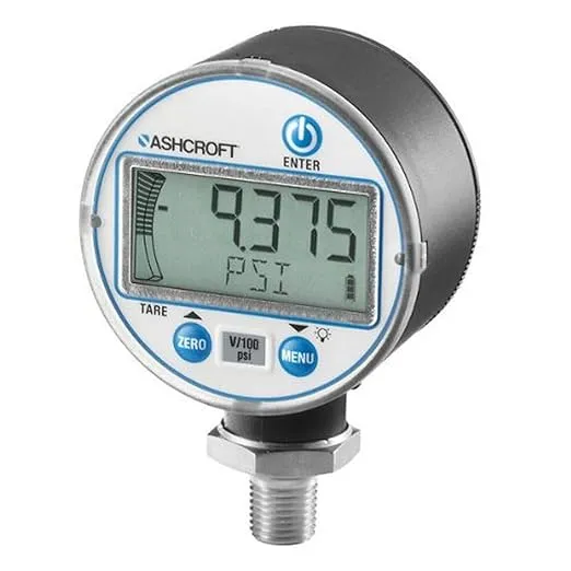 ASHCROFT - DG2551L0NAM02L500#-XZZ Ashcroft Digital Pressure Gauge w/Backlight, 0-500 psi