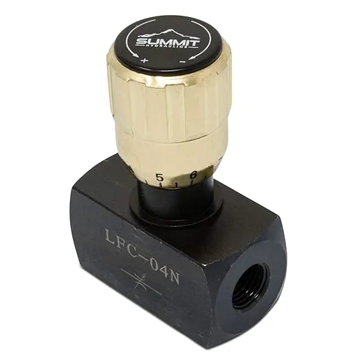 Hydraulic Flow Control Needle Valve, 1/4″ NPT Ports