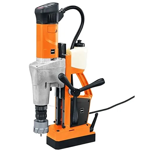 Fein JCM 200 U Magnetic Drill Unit - Versatile for Construction Sites and Workshops - Drills up to 2", Compact Design with 2-Speed Gearbox, 1,200W Power Consumption - 72704461120