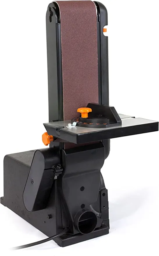 WEN Benchtop Belt and Disc Sander with 4 x 36 in. Belt, 6 in. Disc and Cast Iron Base (6502T)