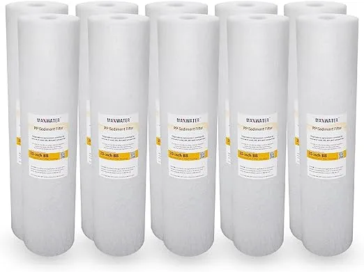 Max Water 5 Micron 20 x 4.5 Sediment Filter 20 inch Whole House BB Water Filteration System Replacement Compatible Cartridge DGD-5005-20, FP25B, AP810-6, FPMB5-20, P5-20, 155358-43, SDC-45-2005