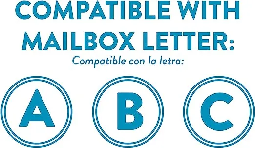 Architectural Mailboxes Whitley Plastic Mailbox Post, Compatibility Code A, B, C, WP000WAM, White