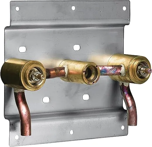 KOHLER 410-K-Na Falling Water 5/8" Two-Handle Ceramic Valve, Brass