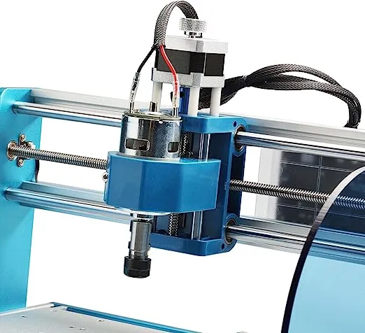 3018-PROVer V2 Upgraded Desktop CNC Router Machine with GRBL Offline Control, Limit Switches & Emergency-Stop, XYZ Effective Working Area 284 x 180 x 40mm (11.2 x 7.1 x 1.6 inches)