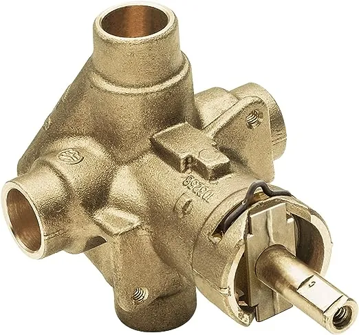 Moen Commercial Posi Temp Brass Pressure Balancing Shower Valve, 1/2-Inch CC, 8370HD