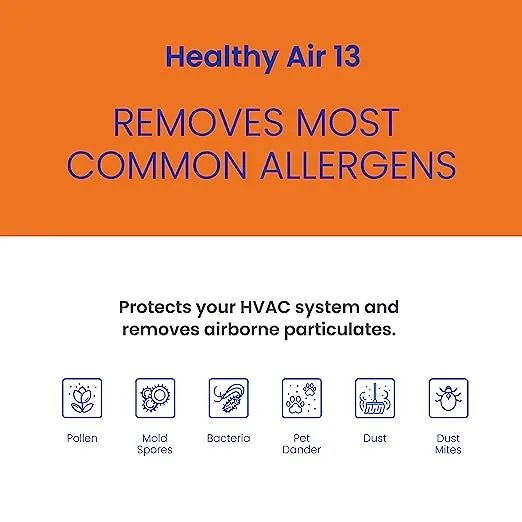 AprilAire 213 Replacement Filter for AprilAire Whole House Air Purifiers - MERV 13, Healthy Home Allergy, 20x25x4 Air Filter (Pack of 4)