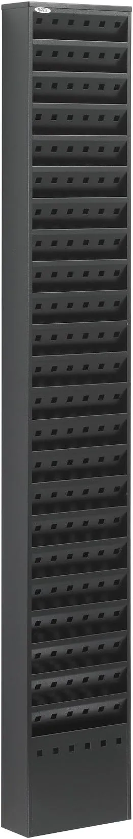 Safco, Steel Magazine Rack, 23 Pocket Wall Mounted Display for Home & Office, Durable Powder Coat Finish