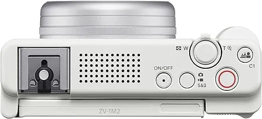 Sony ZV-1 II Vlog Camera for Content Creators and Vloggers - White