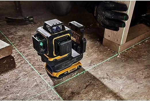 DEWALT 20V MAX Laser Level, Cross Line Laser, 3X360, Green, Bare Tool Only (DCLE34031B)