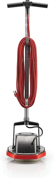 Oreck Commercial Orbiter Hard Floor Cleaner Machine, Multi-Purpose Floor Cleaning, Random Orbital Drive, Wide Cleaning Path, 50-Foot Long Cord, ORB550MC, Gray/Red