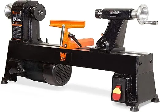 WEN LA3424 4.5-Amp 12-Inch by 18-Inch 5-Speed Benchtop Wood Lathe