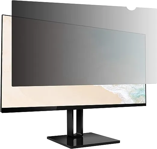 Amazon Basics Privacy Screen Filter - 24 Inch 16:9 Widescreen Monitor, Anti Glare & Blue Light Filter (24 inch (16:9), 20.94" x 11.79")