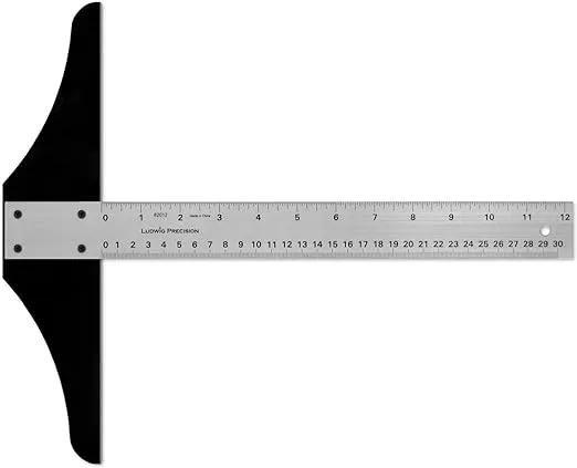 Standard Aluminum T-Square for Art Framing and Drafting, 12-inch