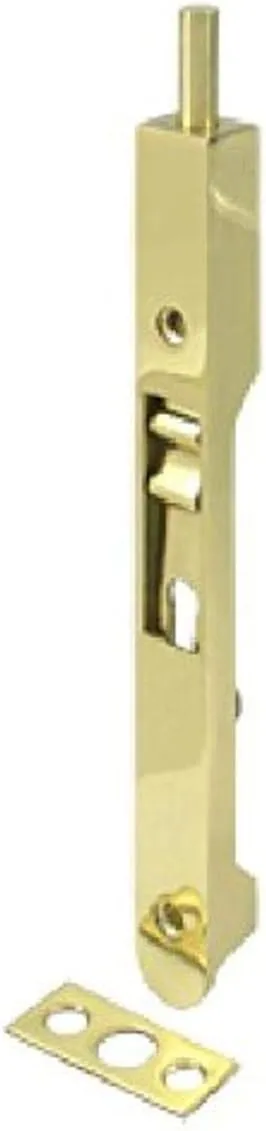 Deltana 7FBR3 HD Solid Brass 7-Inch Flush Bolt