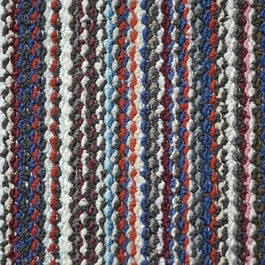 Garland Rug Carnival Stripe Assorted Multi-Color 2'x5' Modern Stain Resistance Runner