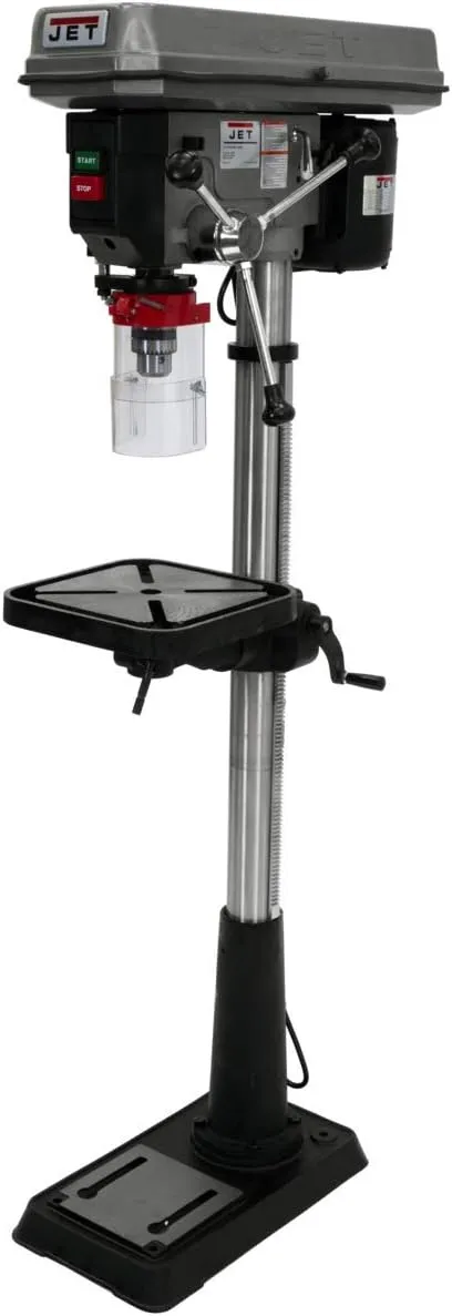 JET 15-Inch Step Pulley Floor Drill Press, 3/4 HP, 115/230V 1Ph (Model J-2500)