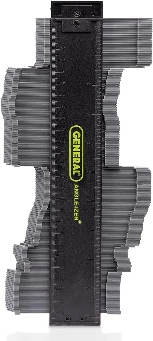 General Tools Contour Gauge 833 - 10" Angle Finder Tool for Home Improvement - Gadgets for Men