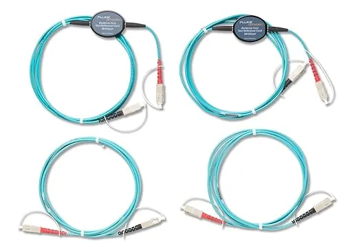 Fluke Networks MRC-50EFC-SCSCKIT Encircled Flux Compliant Test Reference Cord Kit for Testing 50 µm SC Terminated Fibers
