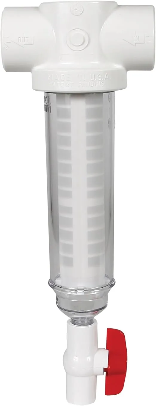 Rusco 1-12-100-F Spin-Down Sediment Filter with Polyester Screen
