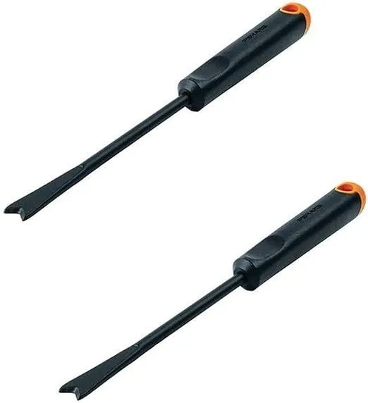 Fiskars 373600-1001 Weeder W-Ergo Handle, 1.63" x 1.50", 2 Pack
