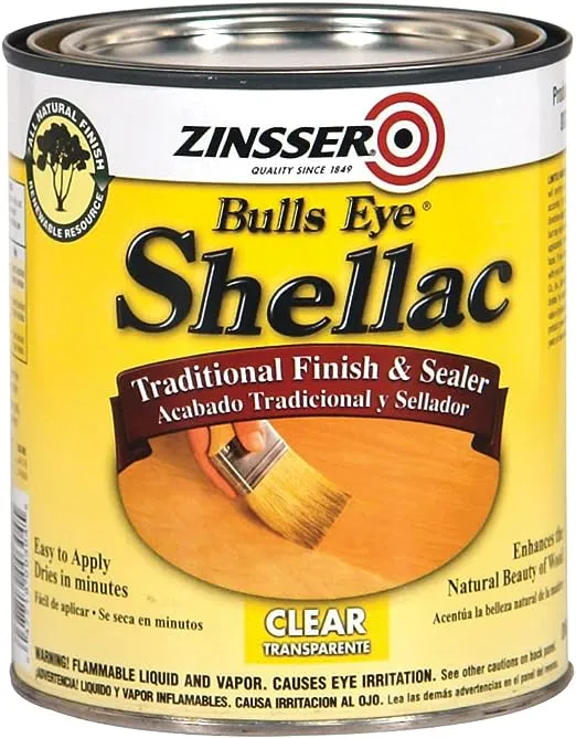 qt Zinsser 304 Clear Zinsser, Bulls Eye 3LB Shellac