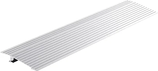 VEVOR Door Threshold Ramp, 1" Rise Door Ramp for Wheelchairs, Aluminum Threshold Ramp for Doorways Rated 800 lbs Load Capacity, Adjustable Threshold Ramp for Wheelchairs, Scooters, and Power Chairs