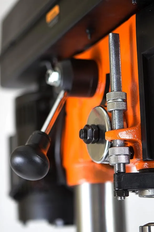 WEN 12-Inch Benchtop Drill Press, Variable Speed, Cast Iron with Laser and Work Light (4214T)