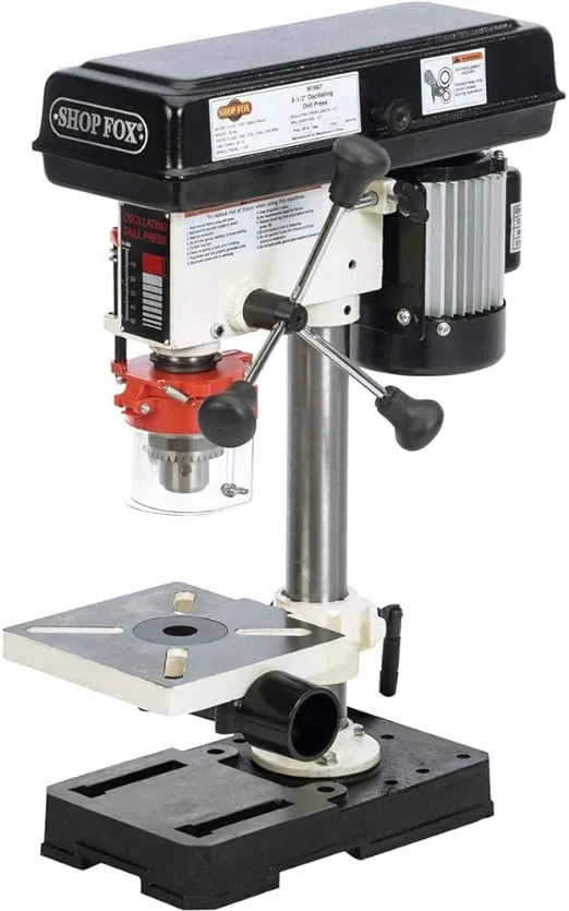 Shop Fox W1667 1/2 HP 8-1/2-Inch Bench-Top Oscillating Drill Press
