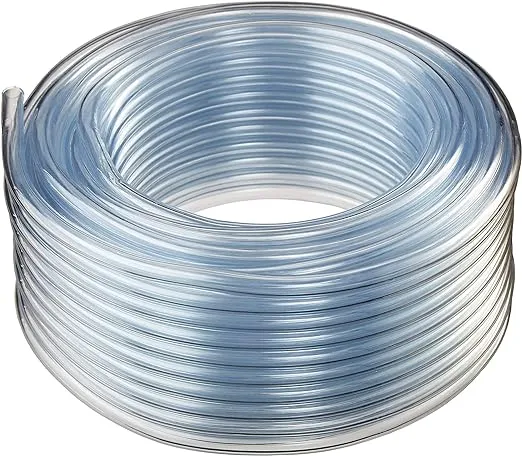 TekTube® Flexible Non-Toxic, BPA Free, Crystal Clear Vinyl Tubing (1" ID x 1 1/4" OD x 50 ft)