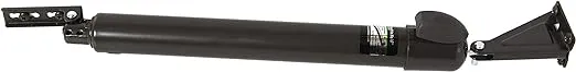 Touch 'n Hold Smooth Door Closer - Single Kit (Bronze) - Standard-Duty Door Closer with Touch-Button Hold Open Feature & Smooth Closing Motion – for (Medium & Lightweight) Storm, Screen Doors.