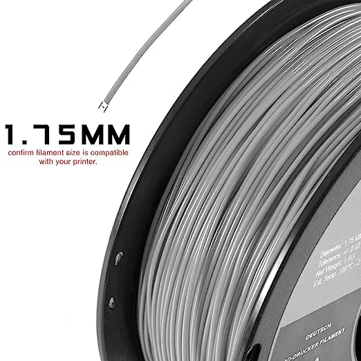 HATCHBOX 1.75mm Lime Green PETG 3D Printer Filament, 1 KG Spool, Dimensional Accuracy +/- 0.03 mm, 3D Printing Filament