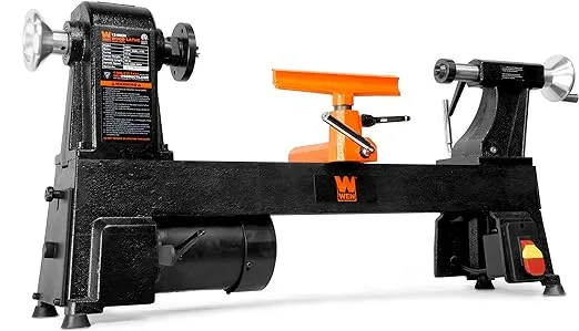WEN LA3424 4.5-Amp 12-Inch by 18-Inch 5-Speed Benchtop Wood Lathe