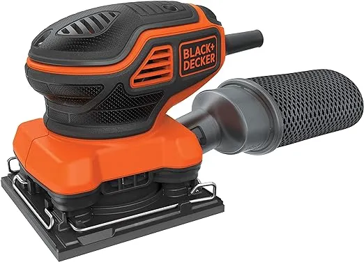 BLACK+DECKER 2.0 Amp Electric 1/4 Sheet Orbit Sander (BDEQS300)