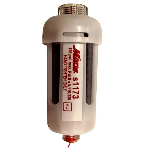 Milton Industries S-1173 Mini Disposable Air Line Desiccant Filter - Pack of 2