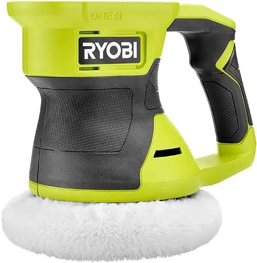RYOBI ONE+ 18V Cordless 6 in. Two Speed Random Orbit Buffer (Tool Only), PCL460B