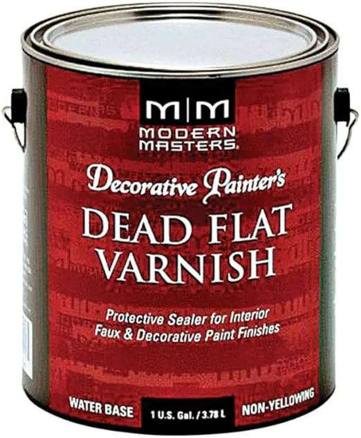1 gal Modern Masters DP609 Clear Decorative Painter’s Acrylic Dead Flat Varnish